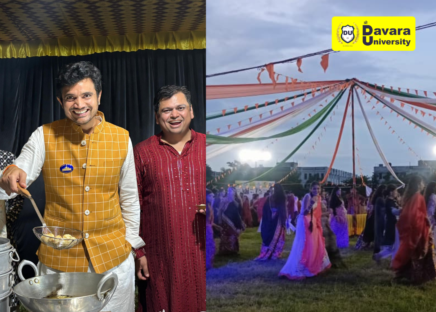 Shri Davara University Garba Celebration 2025 – A Night of Dance, Music & Joy!