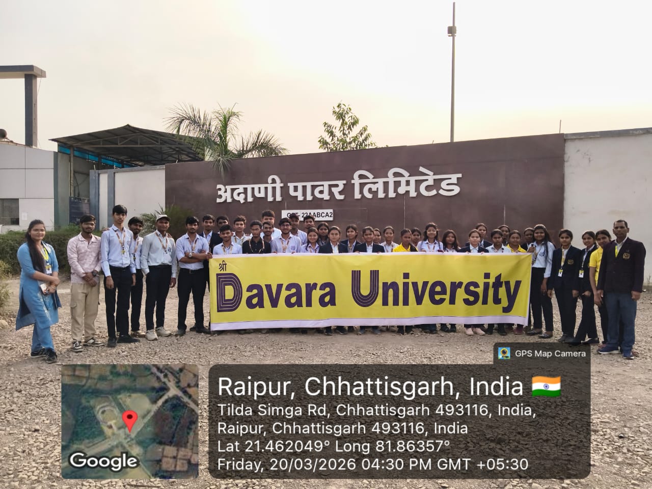 Industrial Visit to Adani Power Plant, Raikheda – Shri Davara University