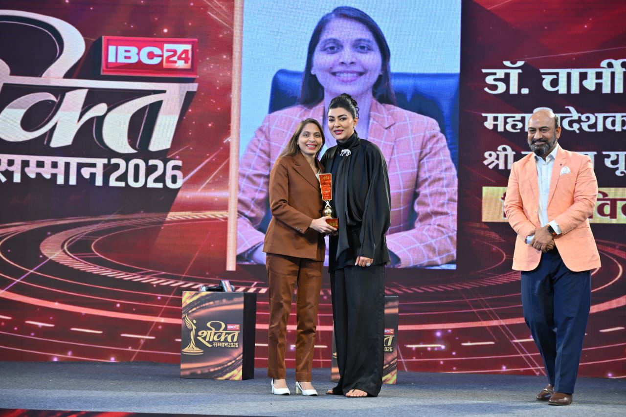 Dr. Charmi Davara Conferred with “Shakti Samman 2026” – Shri Davara University